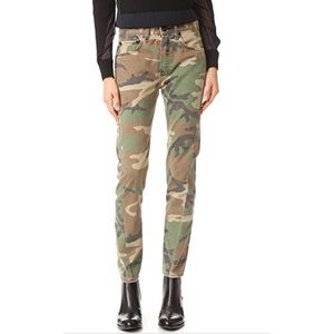 • NWOT rag & bone camo skinny jeans •